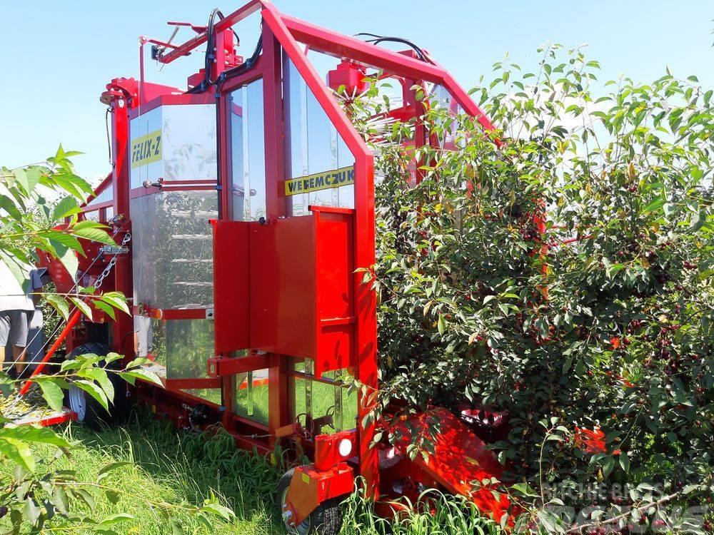 Weremczuk Kombajn do wiśni, śliw, jabłek FELIX Z zaczepiany Olive harvesting machines