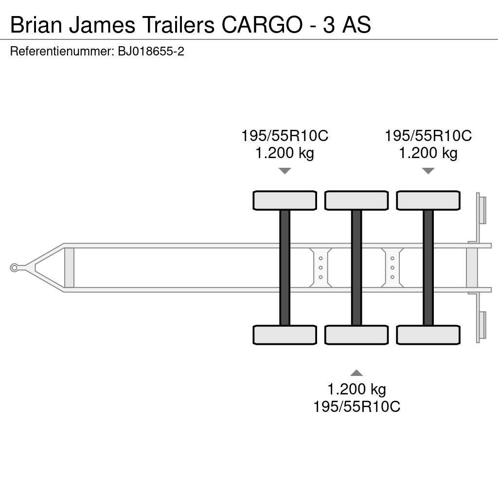 Brian James Trailers CARGO - 3 AS Biltransporter henger