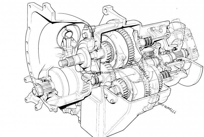 JCB PowerShift gearbox 1:1.495 JCB 542-70 Girkasse