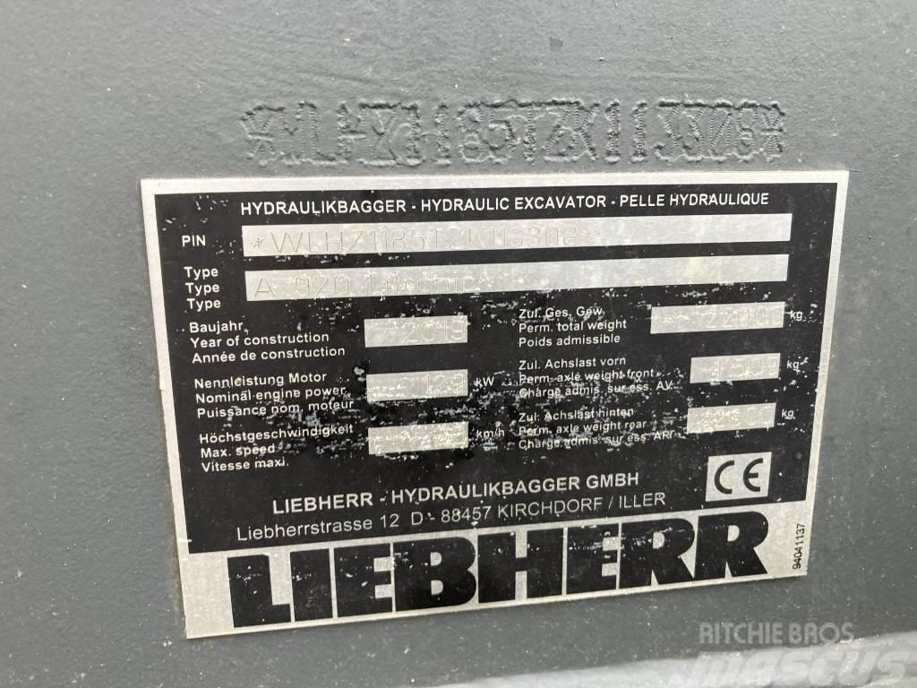 Liebherr A 920 Litronic Hjulgravere