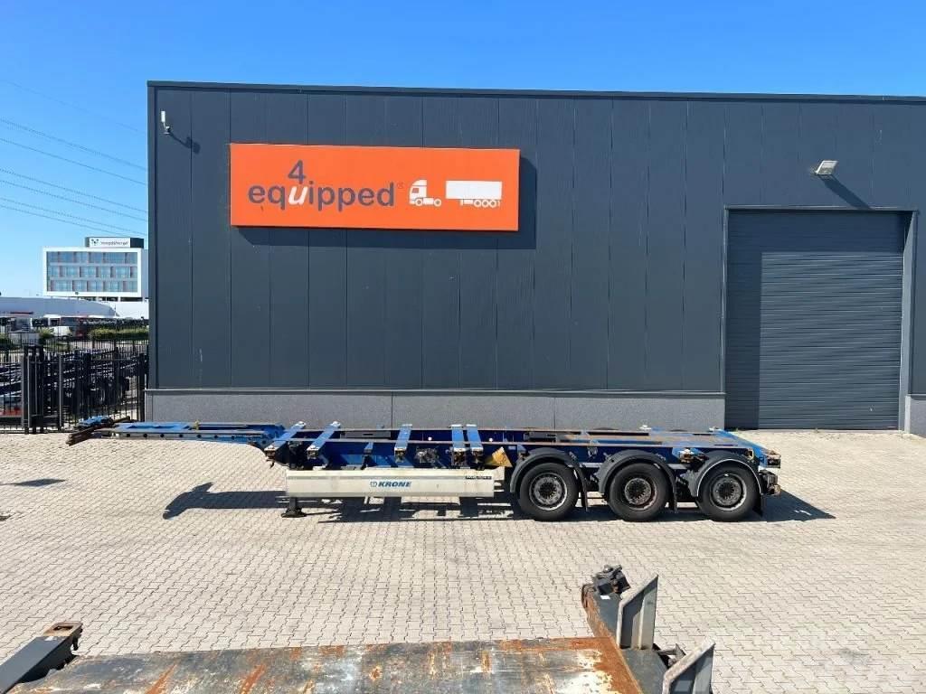 Krone 45FT HC, SAF DISC (INTRADISC), liftaxle (on 3rd ax Containerframe semi-trailers