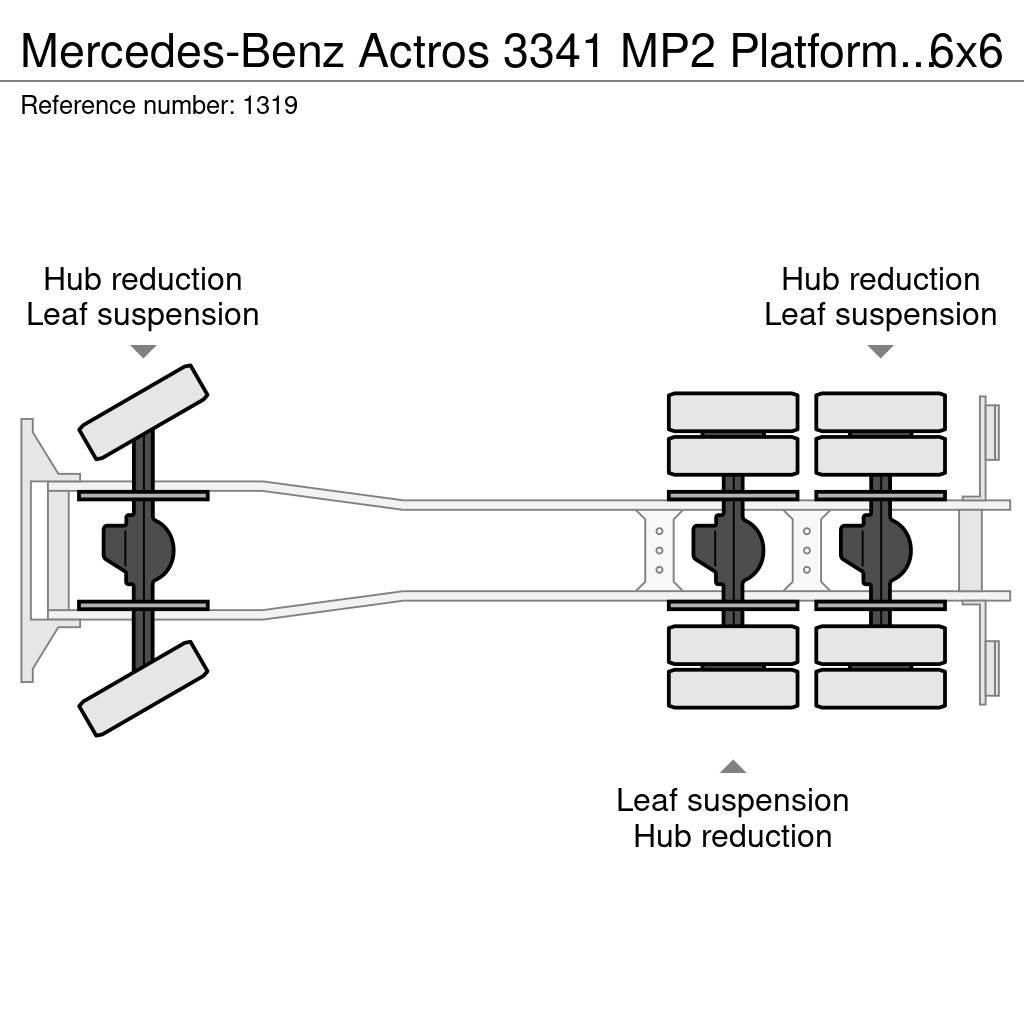 Mercedes-Benz Actros 3341 MP2 Platform Twistlocks for 20ft Conta Planbiler