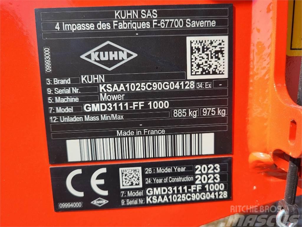 Kuhn GMD 3111 FF / 1000 Slåmaskiner