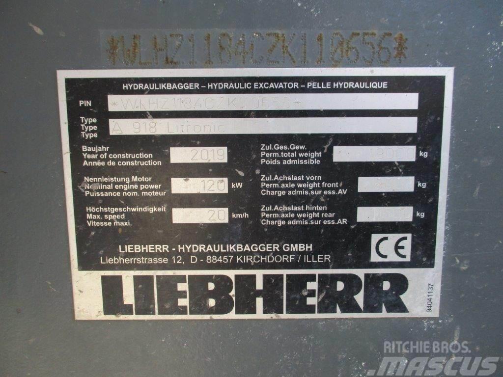 Liebherr A 918 Litronic Hjulgravere