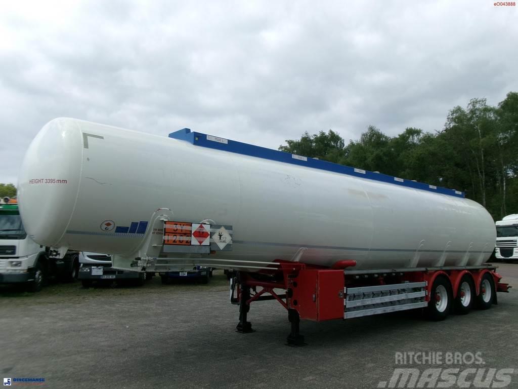 Feldbinder Fuel tank alu 44.6 m3 + pump Tanksemi