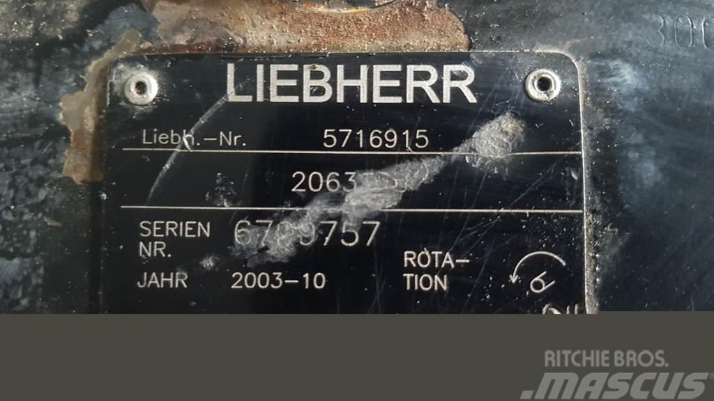Liebherr 5716915 - L574/L580 - Drive pump/Fahrpumpe/Rijpomp Hydraulics