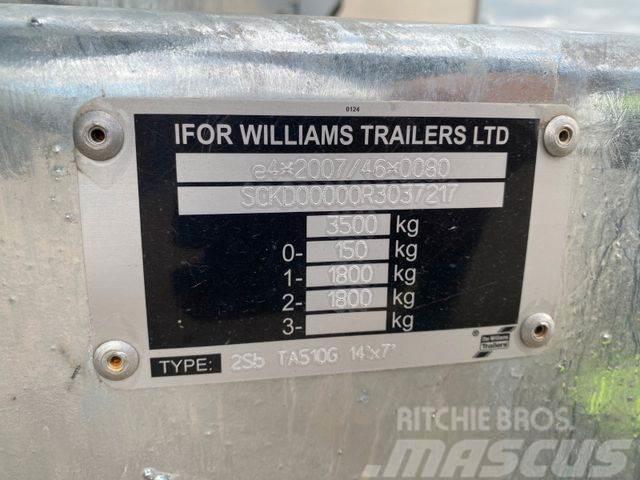 Ifor Williams TA35 for animal transport NEW,NOT REGISTRED 217 Dyretransport tilhenger