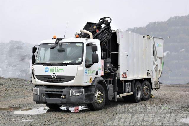 Renault Premium 320DXI*Müllwagen + HIAB 166E-3HIDUO/FUNK Kranbil