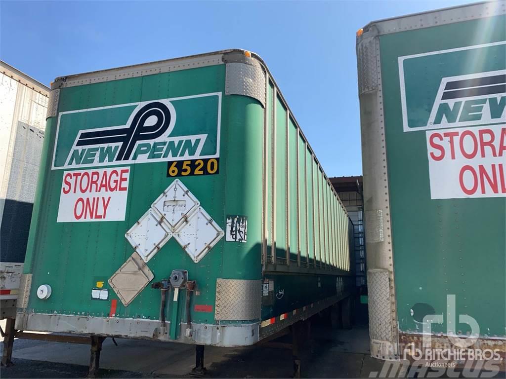 Strick 45 ft T/A Box body semi-trailers
