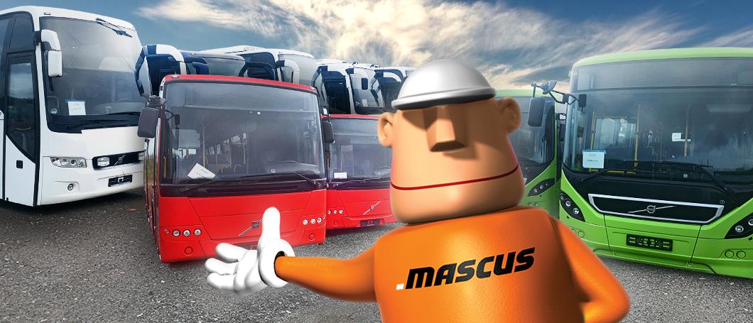 Selger brukte busser på det internasjonale markedet via Mascus – Volvo Bus Norge suksess historie