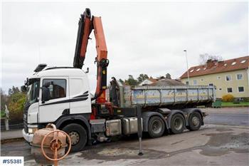 Scania P420LB8X4*4HHA Crane truck with Palift 22 000 kgs 