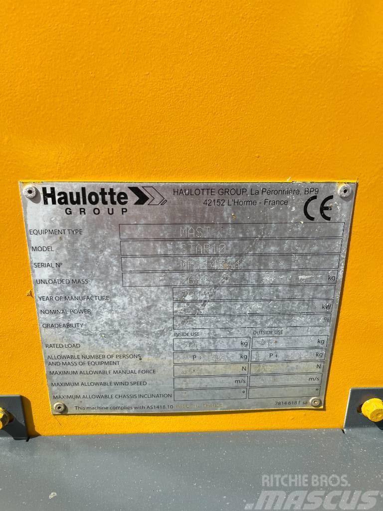 Haulotte Star-10AC Telescopic boom lifts