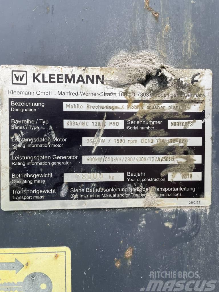 Kleemann K034 / MC 120 Z Pro Mobile crushers