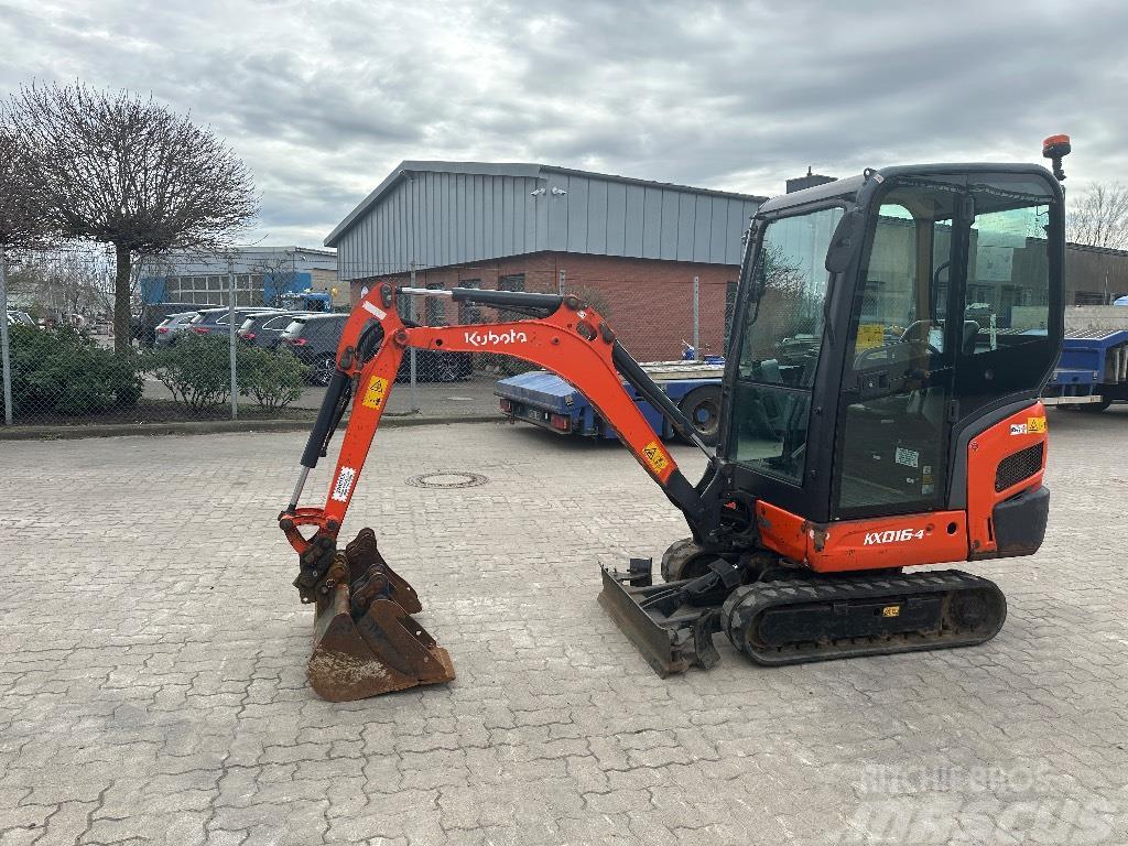 Kubota KX 016-4, 2019 YEAR, 981 HOURS, 3 x BUCKETS!! Mini excavators < 7t (Mini diggers)