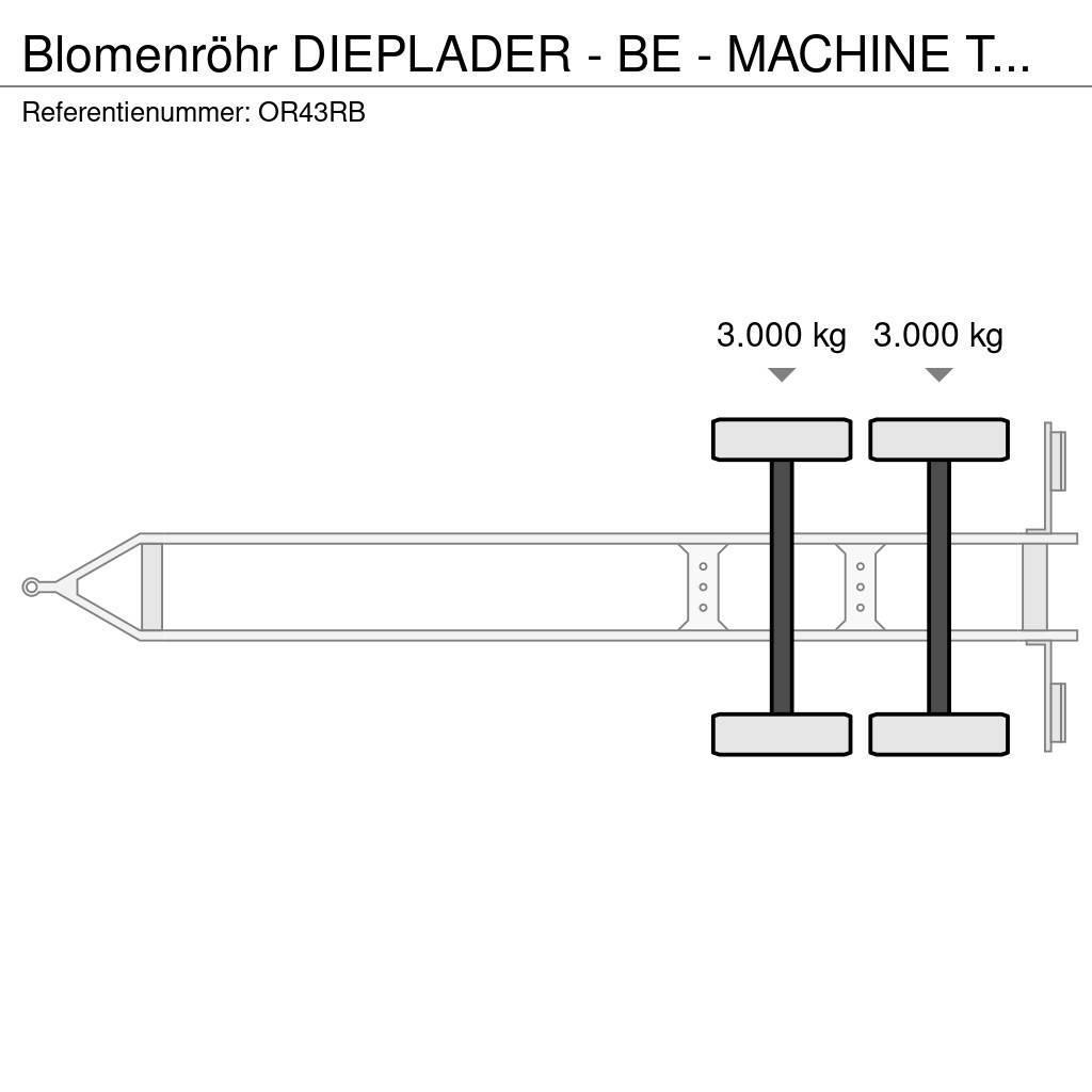  Blomenrohr DIEPLADER - BE - MACHINE TRANSPORT Low loaders