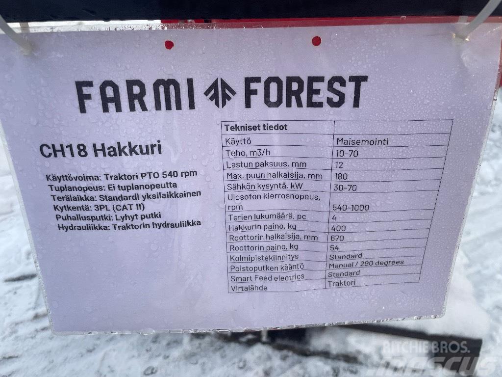 Farmi Forest CH18 Wood chippers