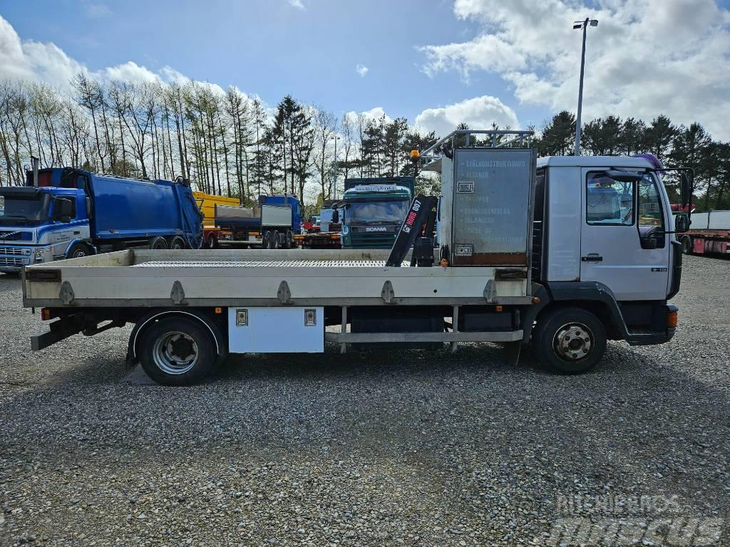 MAN 8.113 //steel suspension // crane/kran Flatbed / Dropside trucks