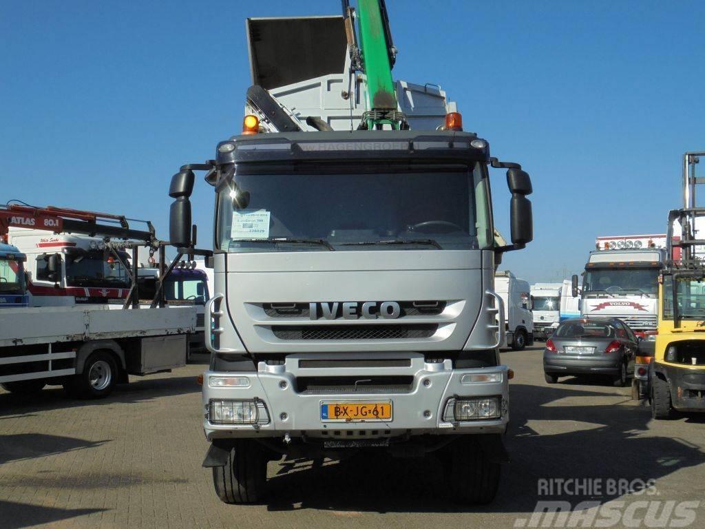 Iveco Stralis 380 + Euro 5 + HMF 1643 CRANE + KIPPER + 6 Tipper trucks