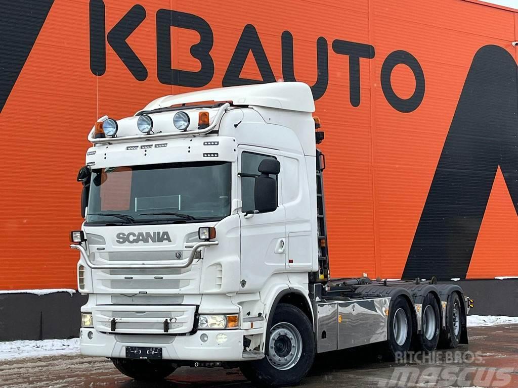 Scania R 560 8x4*4 JOAB 24 ton / L=5750 mm Hook lift trucks