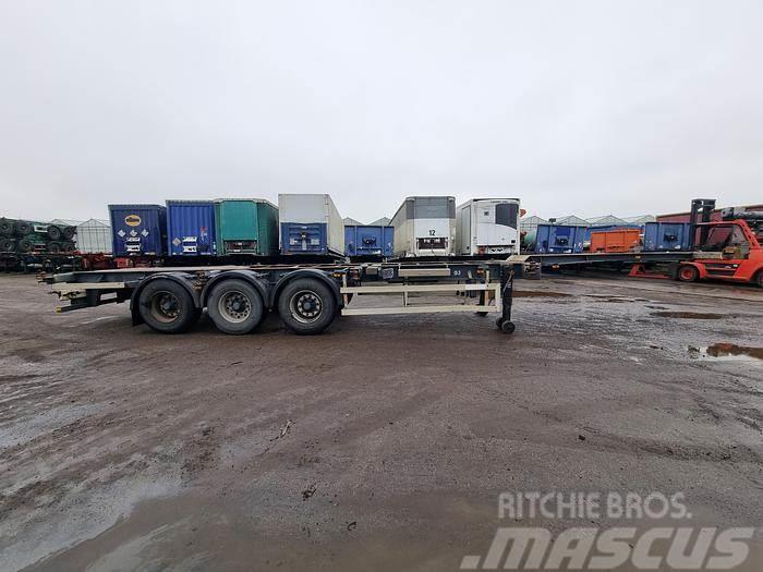 Groenewegen 30CC-14-27| 40ft, 2x 20ft, 30ft, Containerframe semi-trailers