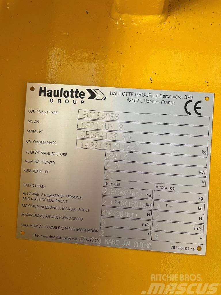 Haulotte Optimum 8 Scissor lifts