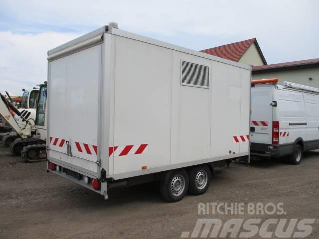 Humbaur HK 3540  Atlas Copco QAS 20 Box body trailers