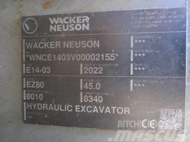 Wacker Neuson EZ 80 Midi excavators  7t - 12t