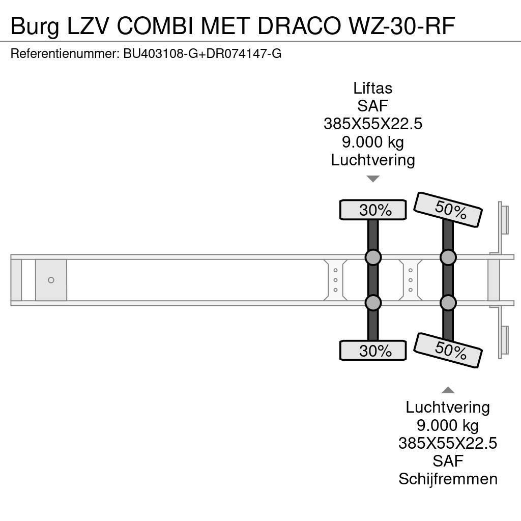 Burg LZV COMBI MET DRACO WZ-30-RF Temperature controlled semi-trailers