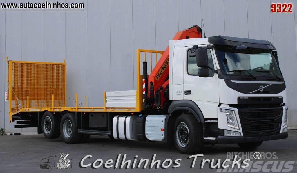 Volvo FM 410 + PK 18500 Flatbed / Dropside trucks