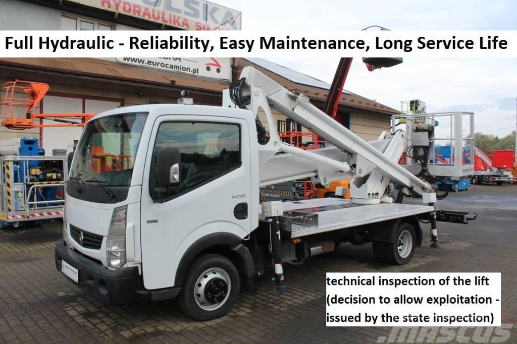 Multitel HX200 DS - 20 m Renault bucket truck boom lift Truck & Van mounted aerial platforms