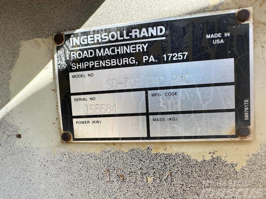 Ingersoll Rand SD70D Single drum rollers