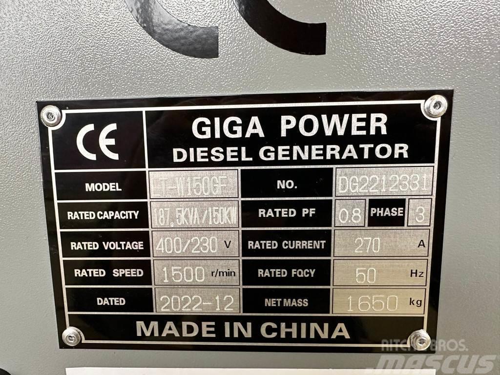  Giga power LT-W150GF 187.5KVA silent set Other Generators