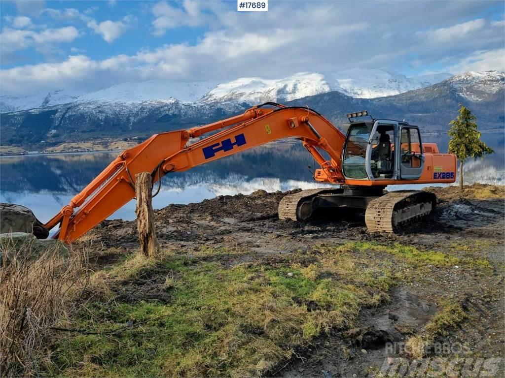 Fiat-Hitachi EX 285 for sale with digging tray Crawler excavators