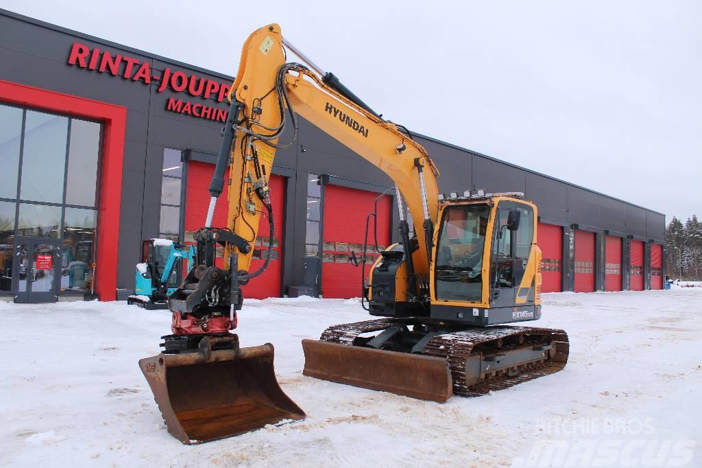 Hyundai HX 145 LCR / Pyörittäjä, Kauha, Rasvari, Lämmitin Crawler excavators