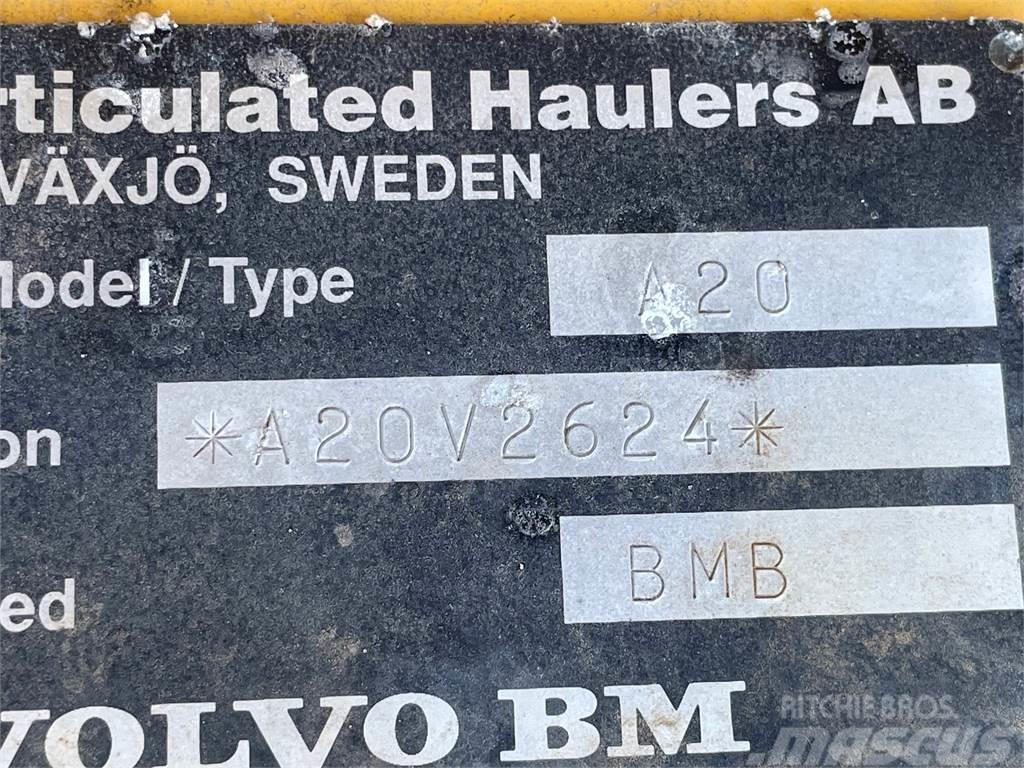 Volvo A20 dumper 6 x 6 - til ophug Site dumpers