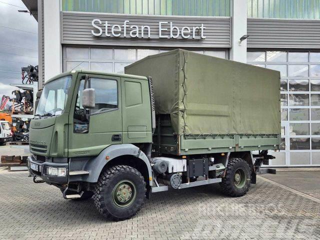 Iveco Eurocargo ML100E21WM-BW 4x4 Singlebereift LBW Flatbed / Dropside trucks