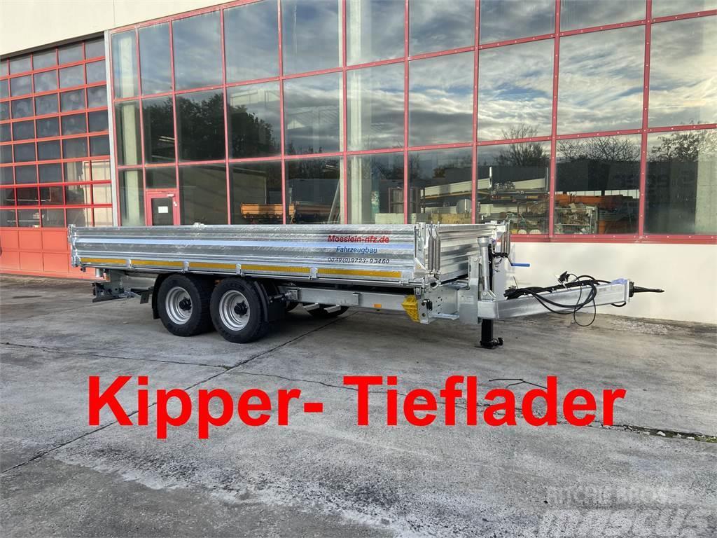 Möslein TTD 11 Breite Reifen 5,70 lang Kipper Tieflader, Tipper trailers
