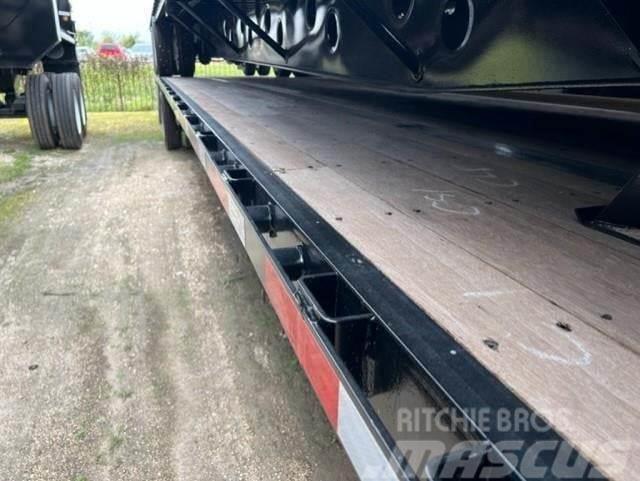 Doosan BLACK/GOLD 53' STEEL/WOOD DROP DECK FIXED SPREAD A Flatbed/Dropside semi-trailers