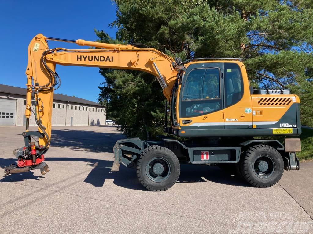 Hyundai R140W-9 + RASVARI + LÄMMITIN + PROBO INDEXATOR PIH Wheeled excavators