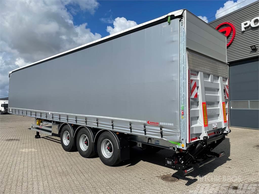 Hangler 3-aks gardintrailer Zepro lift + hævetag Curtainsider semi-trailers