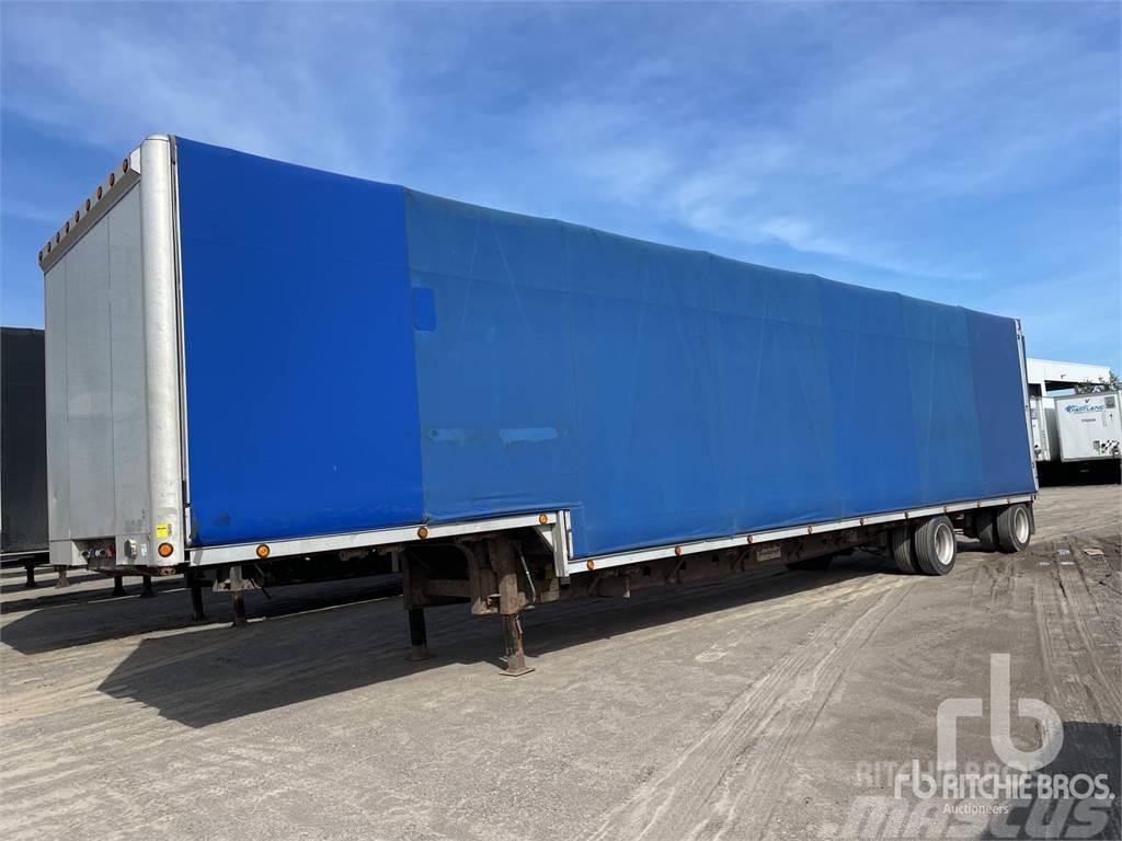 Transcraft 48 ft T/A Spread Axle Step Deck Curtainsider semi-trailers