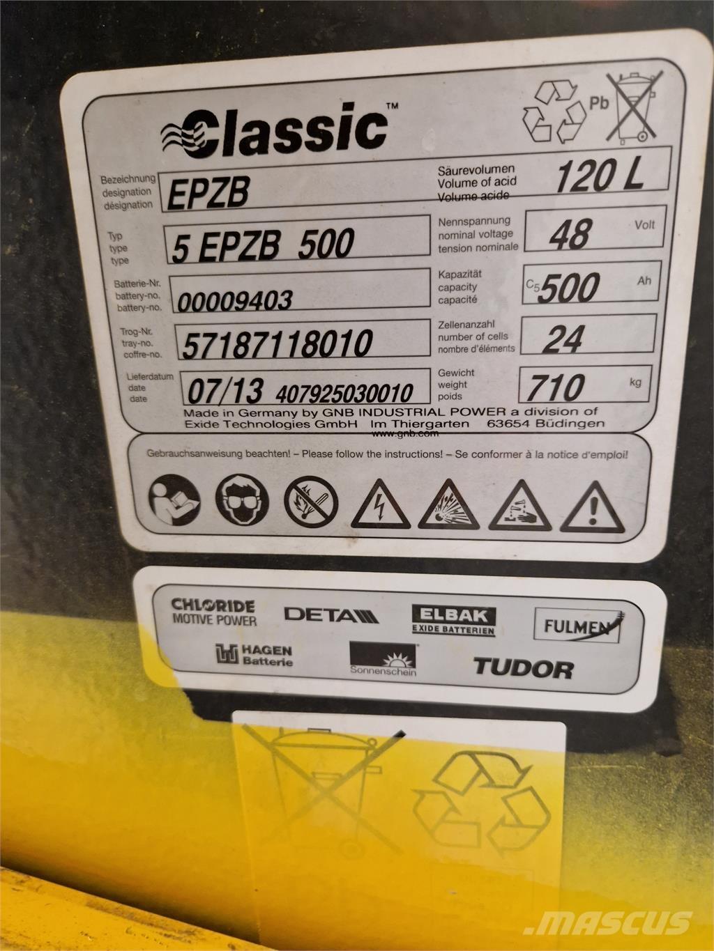 Atlet AS1N1L15T Elektriske trucker