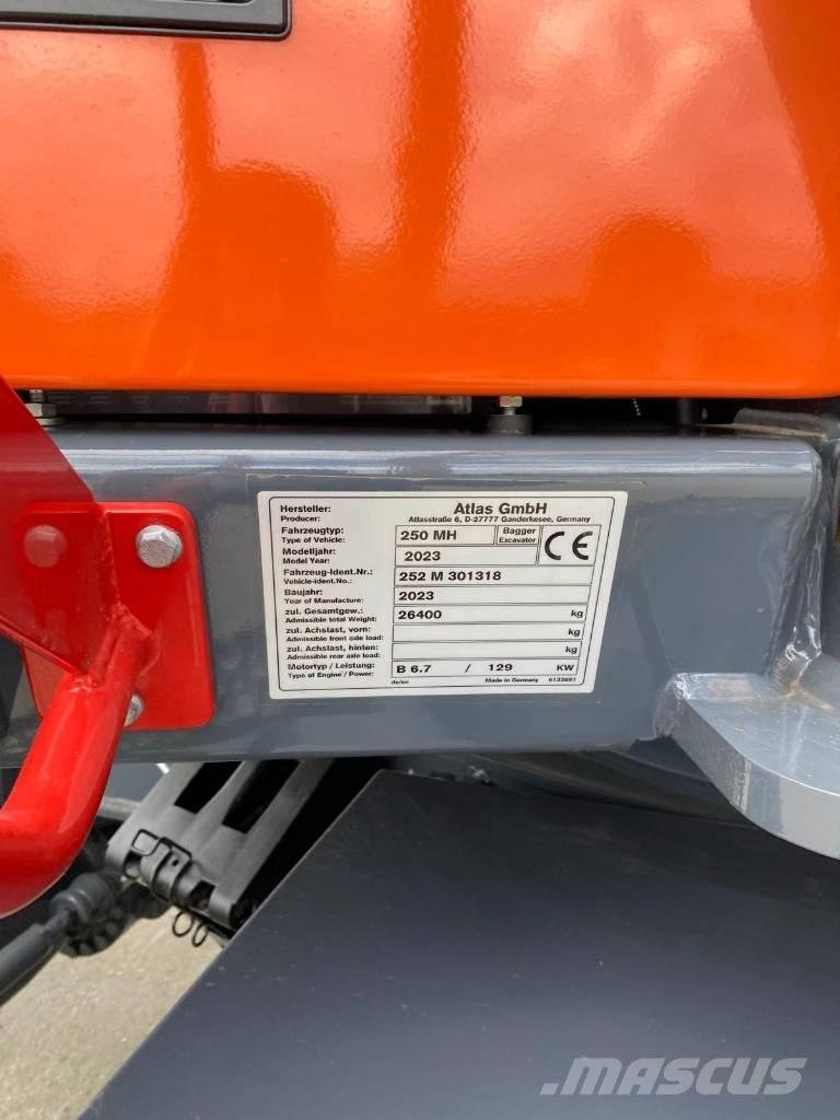 Atlas 250MH Gravemaskiner for avfallshåndtering