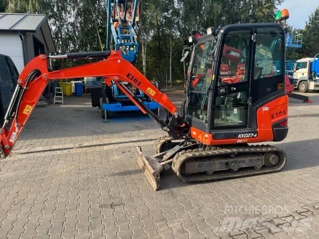 Kubota KX 027 Minigravere <7t