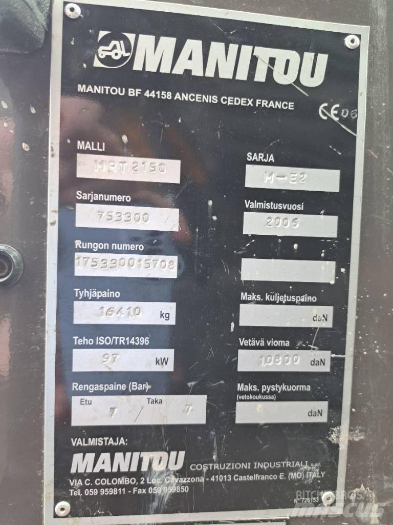 Manitou MRT 2150 Teleskoplastere