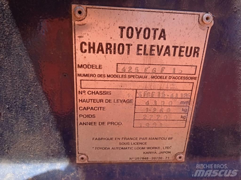 Toyota 42-5FGF15 Propan trucker