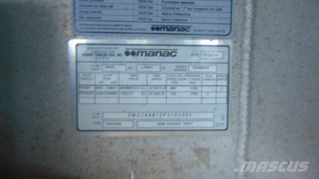 Manac Flatbed Planhengere