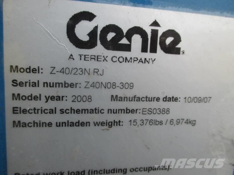 Genie Z 40/23 N RJ Leddede bomlifter