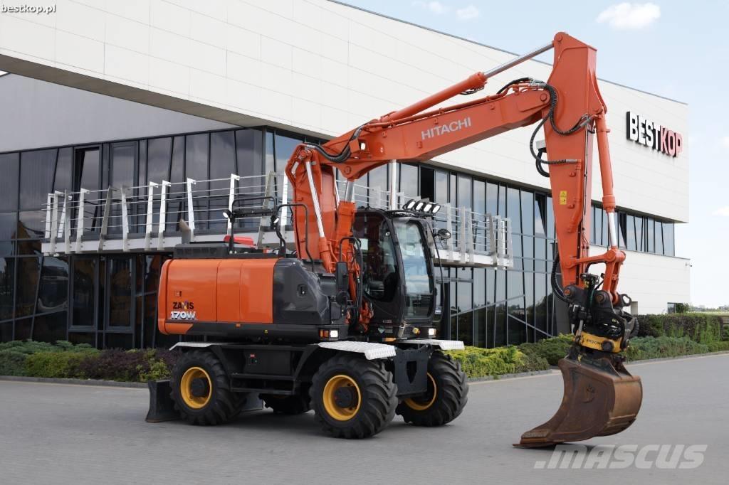 Hitachi ZX 170 W-6 Hjulgravere