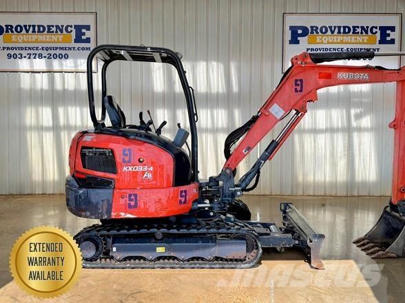 Kubota KX033-4 Minigravere <7t